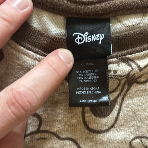 Winnie the Pooh Pajama Set, Size Large - Picture 3 of 11